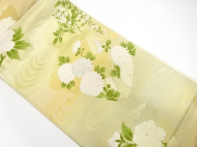 Japanese Kimono / Antique / Fukuro Obi Silk